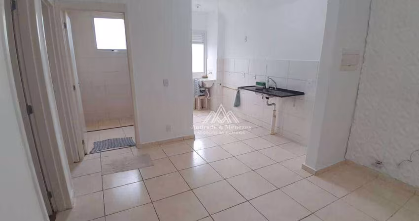 Apartamento com 2 dormitórios à venda, 43 m² por R$ 140.000,00 - Jardim Florestan Fernandes - Ribeirão Preto/SP