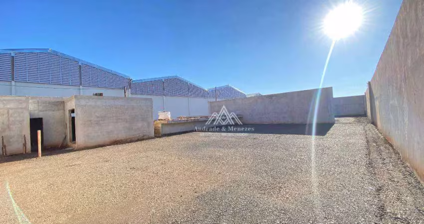 Galpão para alugar, 500 m² por r$ 10.000,00/mês - distrito industrial - cravinhos/sp