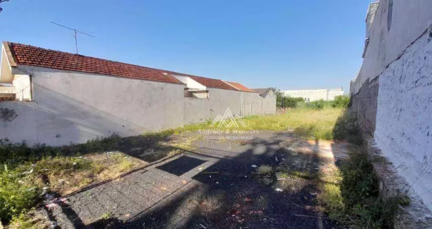 Terreno à venda, 590 m² por r$ 530.000,00 - alto do ipiranga - ribeirão preto/sp