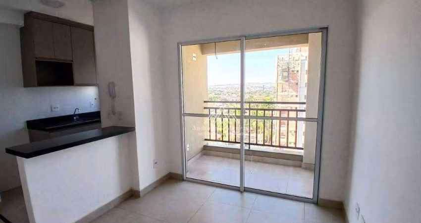 Apartamento com 1 dormitório para alugar, 40 m² por R$ 2.290,00/mês - Ribeirânia - Ribeirão Preto/SP