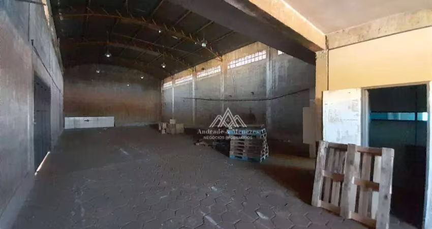 Galpão, 326 m² - venda por r$ 800.000,00 ou aluguel por r$ 4.689,42/mês - vila carvalho - ribeirão preto/sp