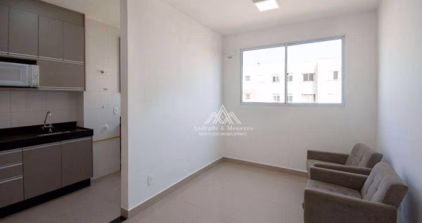 Apartamento com 2 dormitórios para alugar, 44 m² por R$ 1.700/mês - Recreio das Acácias - Ribeirão Preto/SP