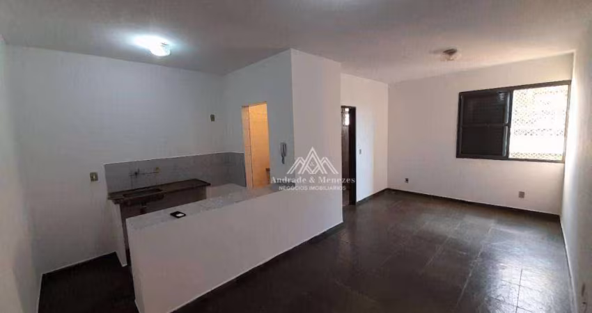 Kitnet com 1 dormitório para alugar, 40 m² por R$ 1.075,12/mês - Centro - Ribeirão Preto/SP