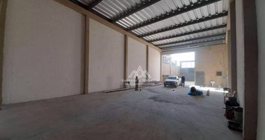 Galpão para alugar, 300 m² por R$ 6.000,00/mês - Vila Elisa - Ribeirão Preto/SP