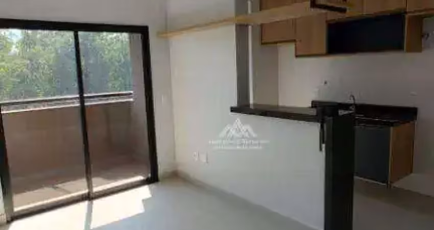 Apartamento com 1 dormitório para alugar, 45 m² por r$ 2.200/mês - jardim recreio - ribeirão preto/sp
