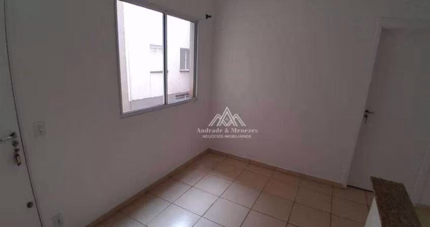Apartamento com 2 dormitórios, 42 m² - venda por R$ 110.000 ou aluguel por R$ 600/mês - Jardim Heitor Rigon - Ribeirão Preto/SP