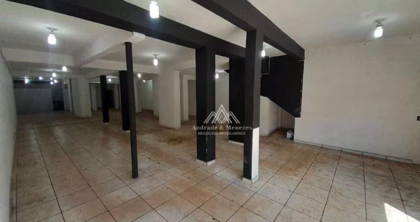 Salão para alugar, 321 m² por R$ 3.800/mês - Ipiranga - Ribeirão Preto/SP