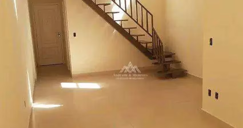 Apartamento duplex com 3 dormitórios para alugar, 190 m² por r$ 4.908,66/mês - jardim paulistano - ribeirão preto/sp