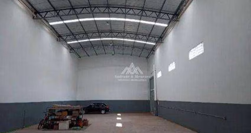 Galpão para alugar, 315 m² por R$ 4.860/mês - Esplanada da Estação - Ribeirão Preto/SP