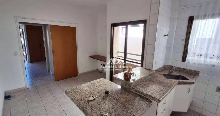 Apartamento com 1 dormitório para alugar, 40 m² por r$ 1.050,00/mês - vila ana maria - ribeirão preto/sp