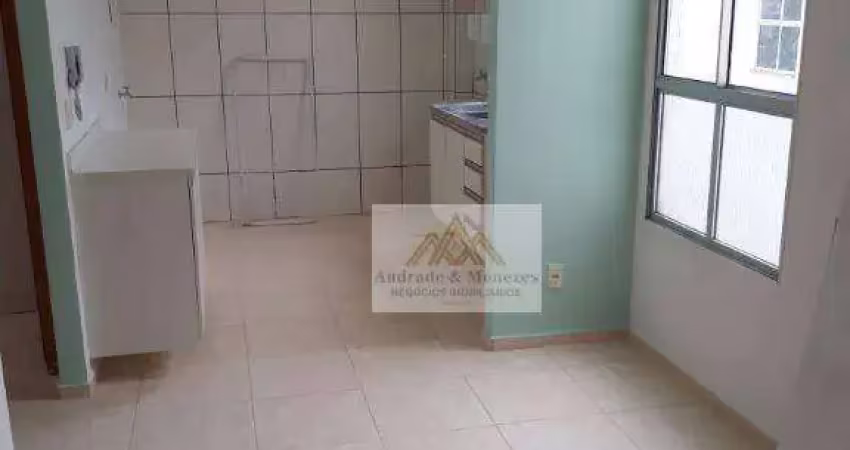 Apartamento com 2 dormitórios para alugar, 44 m² por r$ 1.202,51/mês - jardim manoel penna - ribeirão preto/sp