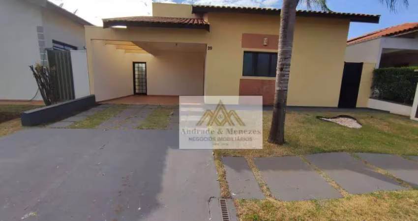 Casa com 3 dormitórios para alugar, 189 m² por r$ 4.500/mês - condomínio santa angela - ribeirão preto/sp
