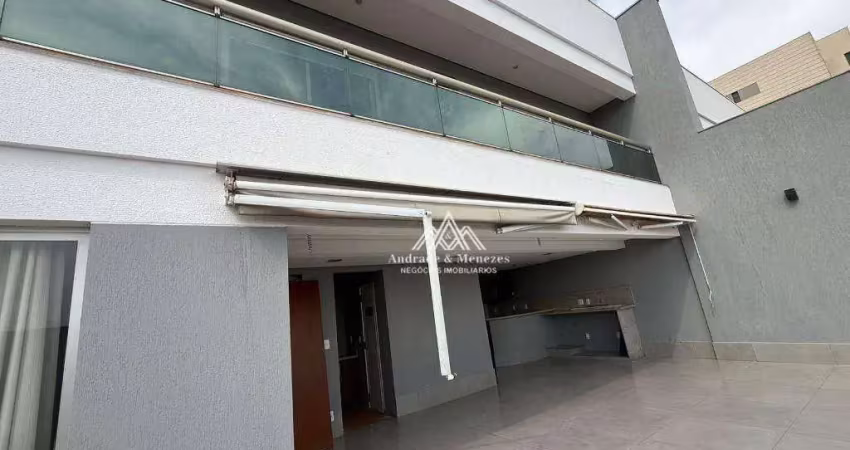 Cobertura com 4 dormitórios para alugar, 388 m² por r$ 12.752,67/mês - jardim canadá - ribeirão preto/sp