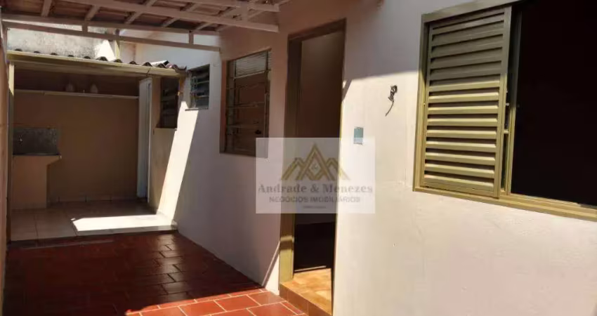 Casa com 1 dormitório para alugar, 60 m² por r$ 1.060,00/mês - jardim antártica - ribeirão preto/sp