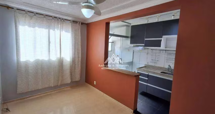 Apartamento com 2 dormitórios, 47 m² - venda por r$ 170.000,00 ou aluguel por r$ 1.527,38/mês - parque dos lagos - ribeirão preto/sp