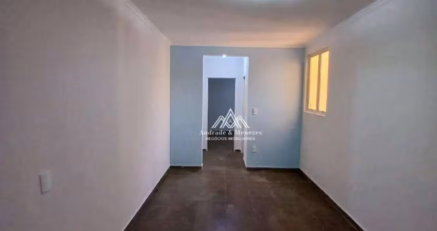 Apartamento com 1 dormitório para alugar, 43 m² por r$ 750/mês - jardim castelo branco - ribeirão preto/sp