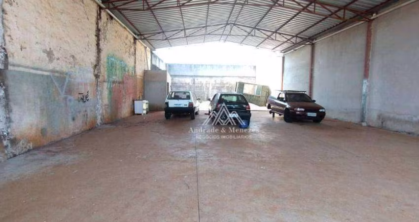 Galpão para alugar, 330 m² por R$ 3.800/mês - Ipiranga - Ribeirão Preto/SP