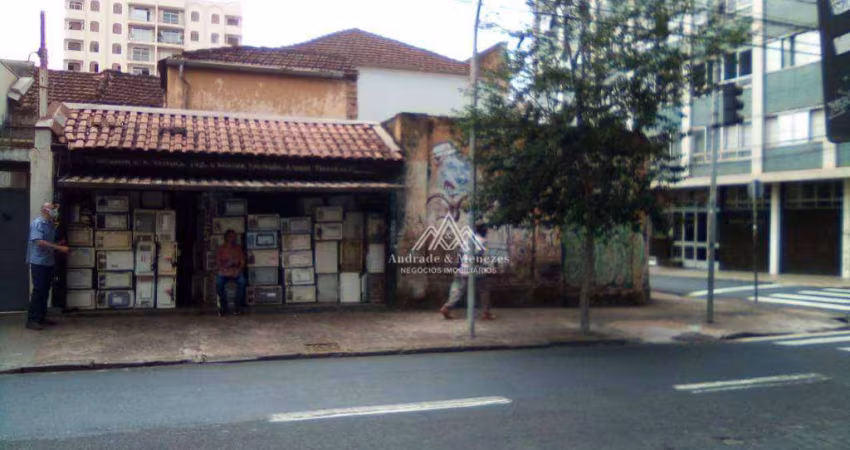 Terreno à venda, 124 m² por R$ 700.000,00 - Centro - Ribeirão Preto/SP