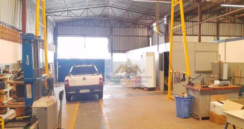 Galpão para alugar, 484 m² por r$ 13.910,98/mês - parque industrial lagoinha - ribeirão preto/sp