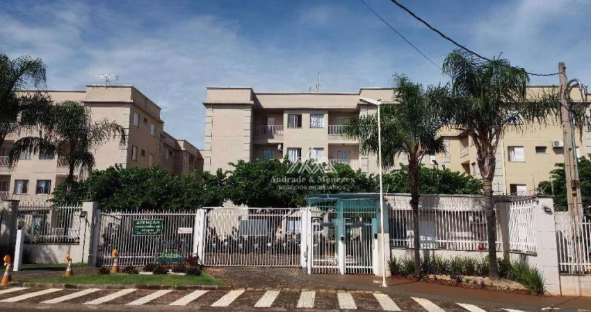Apartamento com 2 dormitórios à venda, 46 m² por R$ 172.000 - Ipiranga - Ribeirão Preto/SP