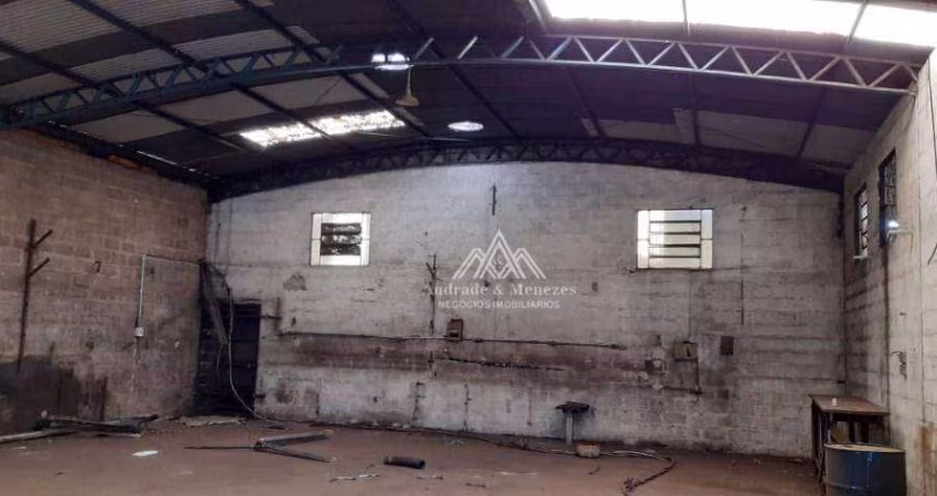 Galpão à venda, 350 m² por R$ 550.000,00 - Parque Industrial Avelino Alves Palma - Ribeirão Preto/SP