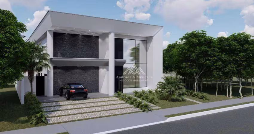 Sobrado com 4 dormitórios à venda, 396 m² por r$ 2.500.000,00 - condomínio alphaville - ribeirão preto/sp
