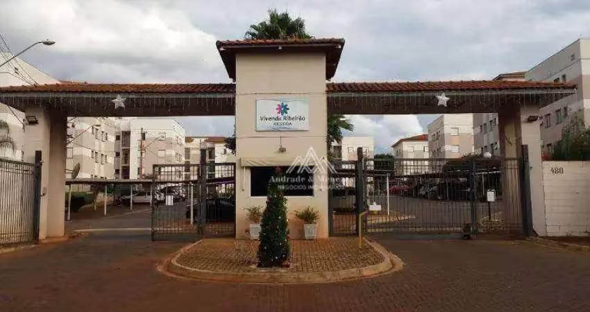 Apartamento com 2 dormitórios à venda, 48 m² por r$ 170.000 - geraldo correia de carvalho - ribeirão preto/sp