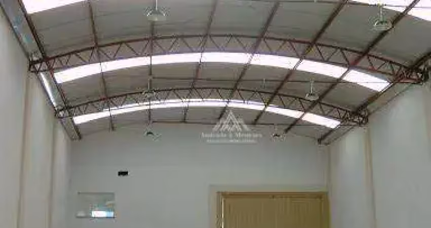 Galpão para alugar, 420 m² por r$ 9.500/mês - residencial e comercial palmares - ribeirão preto/sp