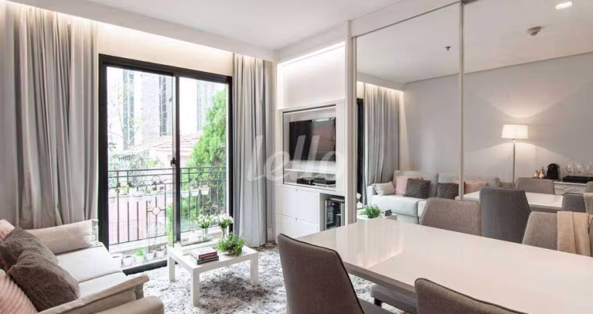 Apartamento com 1 quarto à venda na Rua Bandeira Paulista, 789, Itaim Bibi, São Paulo