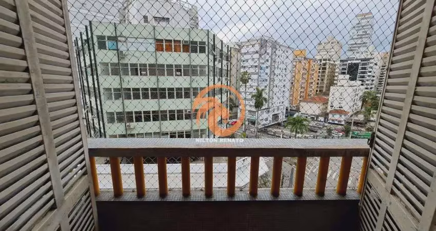 Apartamento com 3 dormitórios á venda no gonzaga em santos