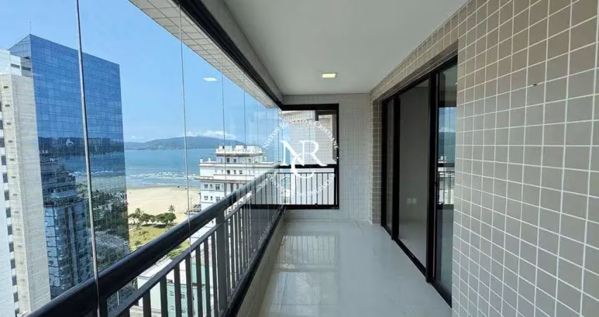 Apartamento em santos á venda, 84m², 2 quartos e 2 vagas em prédio com lazer