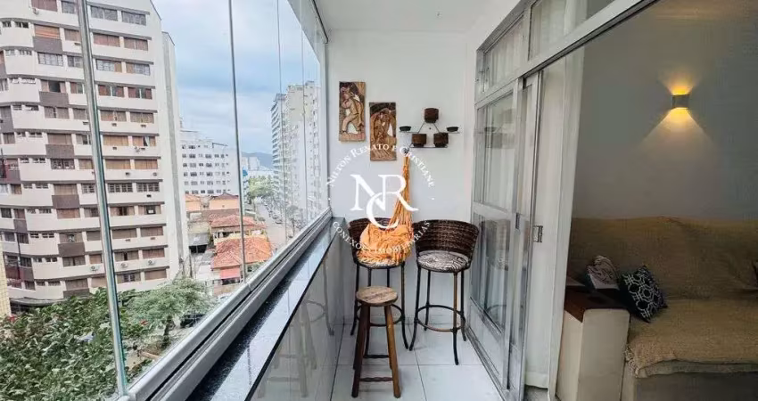 Apartamento com 2 quartos à venda, 83m² - josé menino - santos