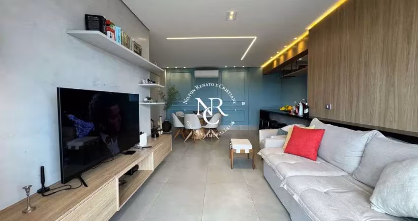 Apartamento a venda com 111m² e 03 quartos no marapé em santos-sp (canal 1)