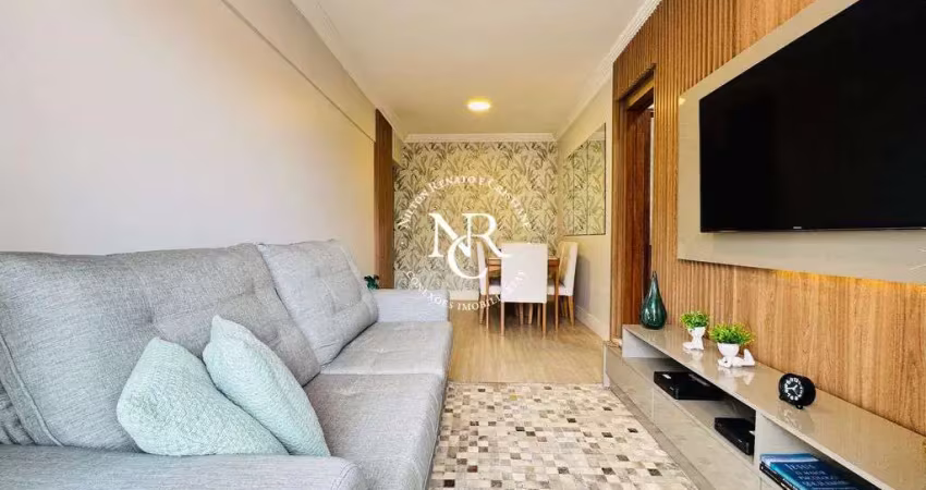 Apartamento á venda com 02 quartos e dependência completa no marapé em santos-sp