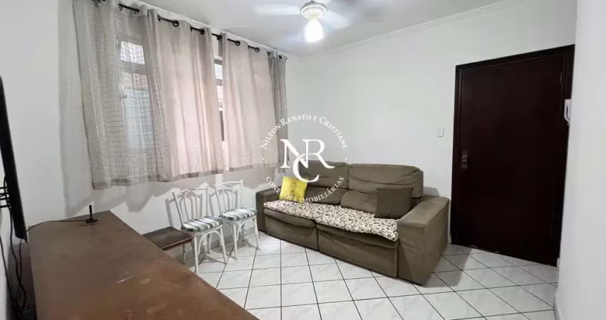 Apartamento á venda em santos com 01 dormitório na ponta da praia