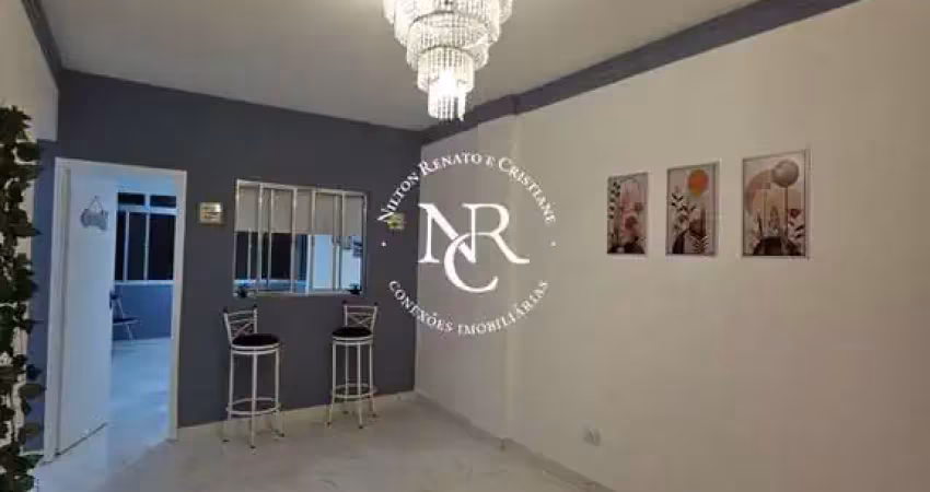 Apartamento com 01 dormitório a venda na ponta da praia em santos
