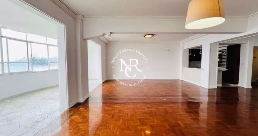 Apartamento frente mar á venda com 4 suítes no itararé em são vicente, sp