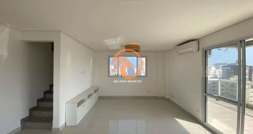 Apartamento duplex a venda com 03 dormitórios no boqueirão em santos - sp