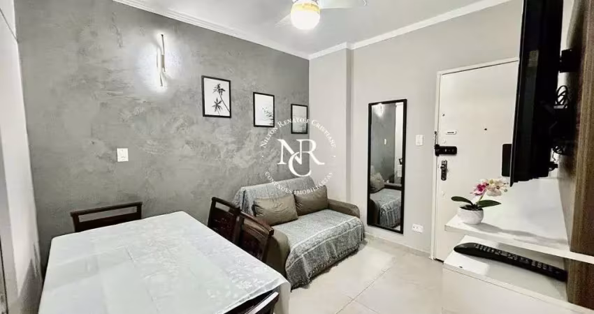 Sala living mobiliada e reformada na praia de são vicente-sp