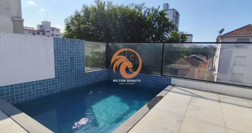 Casa sobreposta alta duplex para venda no boqueirão em santos - sp