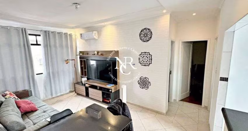 Apartamento á venda com 2 quartos no embaré em santos-sp