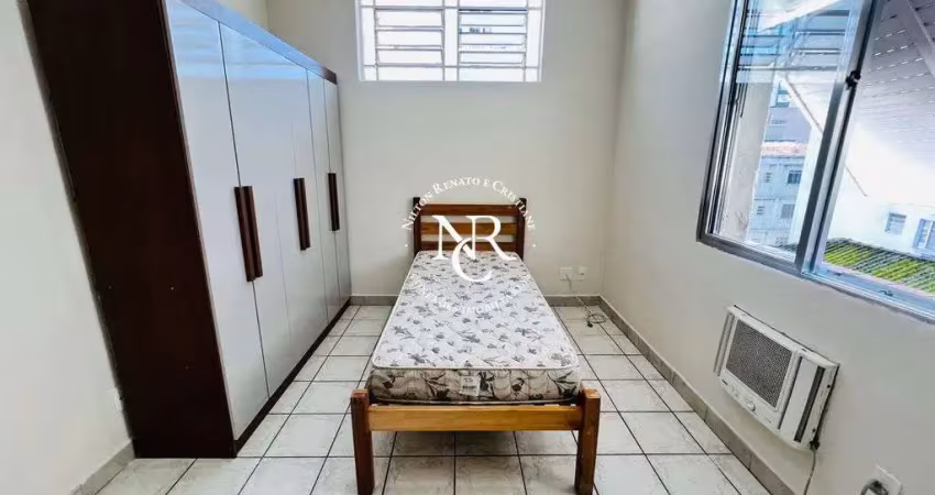 Aluguel de kitnet mobiliada no coração do gonzaga em santos