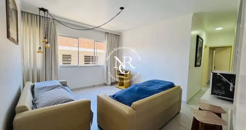Apartamento amplo á venda no marapé com 02 quartos em santos-sp
