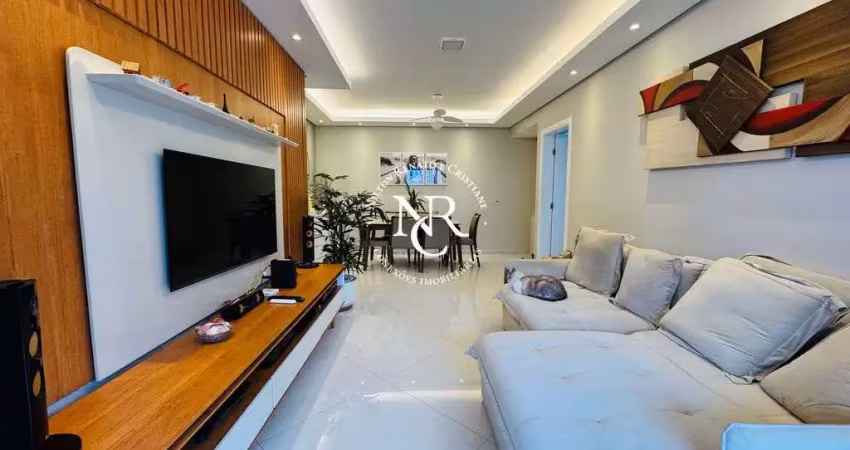 Apartamento em santos á venda com 2 quartos e 2 vagas em prédio com lazer