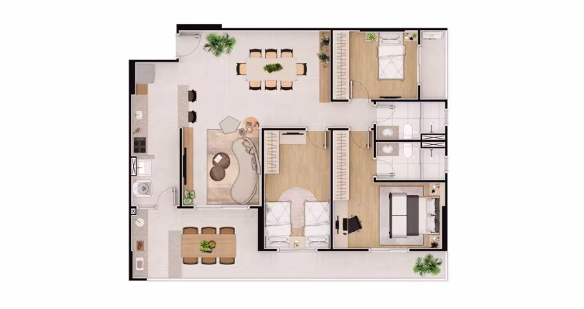 APARTAMENTO CAIÇARA - PRAIA GRANDE SP