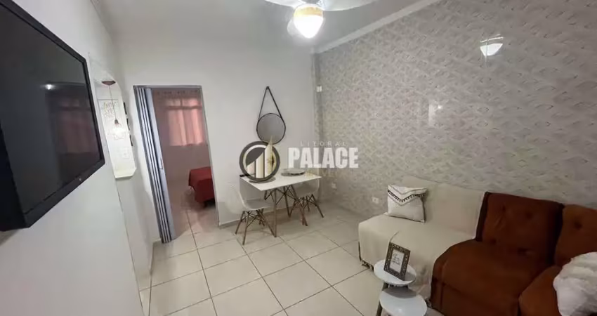 Apartamento com 1 quarto, guilhermina, praia grande - r$ 275 mil, cod: 1623