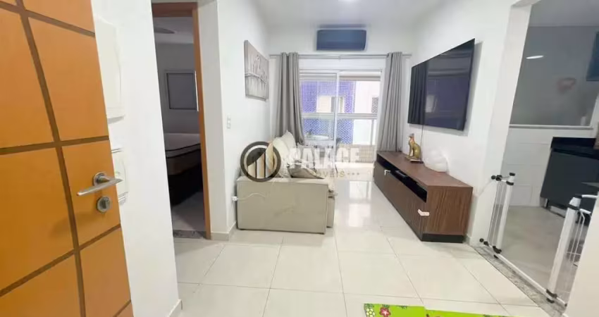 Apartamento com 1 quarto, guilhermina, praia grande - r$ 395 mil, cod: 2085