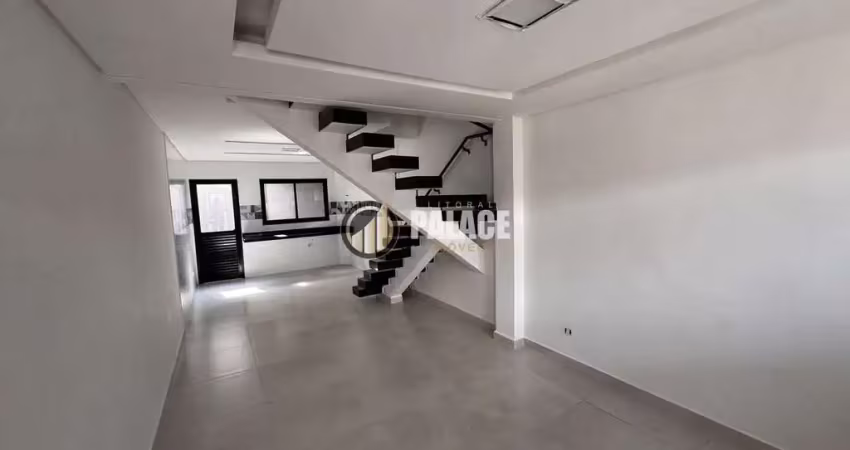 Sobrado de condomínio com 3 quartos, caiçara, praia grande - r$ 550 mil, cod: 4756