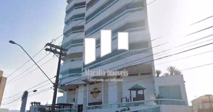 Apartamento com vista mar e sacada gourmet no caiçara em praia grande sp.