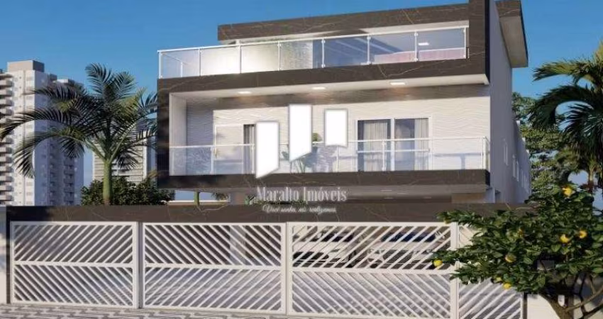 Casa de 2 dormitórios em Condomínio na Guilhermina em Praia Grande.